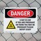 Signmission Radiation & Laser Sign, 7 in H x 10 in W, Plastic, Rectangle OS-2PACK-DS-P-710-L-2518 - alternate 3